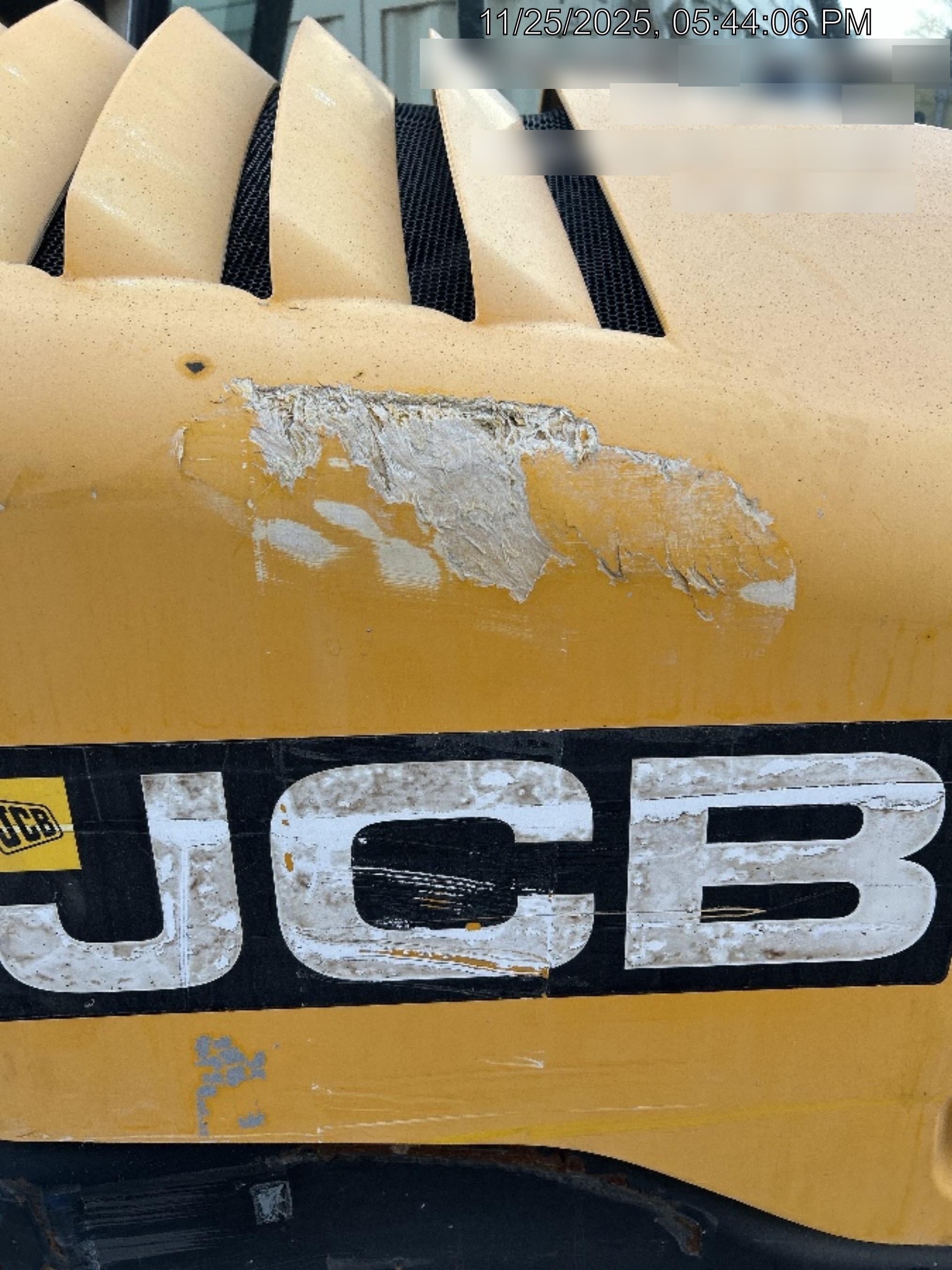 2019 JCB 510-56 Open ROPS, 74 HP, Solid Tires, Worklights, Beacon, Aux Hydraulics, Lifting Eye w/60" Carriage/60" Forks