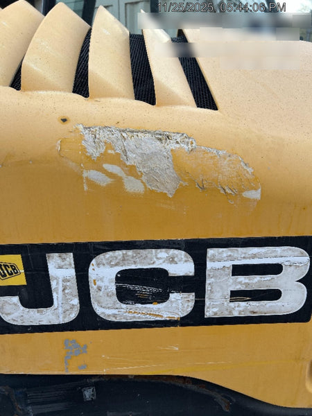 2019 JCB 510-56 Open ROPS, 74 HP, Solid Tires, Worklights, Beacon, Aux Hydraulics, Lifting Eye w/60" Carriage/60" Forks