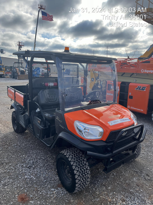 2021 Kubota RTV-X1140W-H Plastic Canopy, Windshield Acrylic Clear, LED Strobe Light, Wire Harness Kit, Back up Alarm