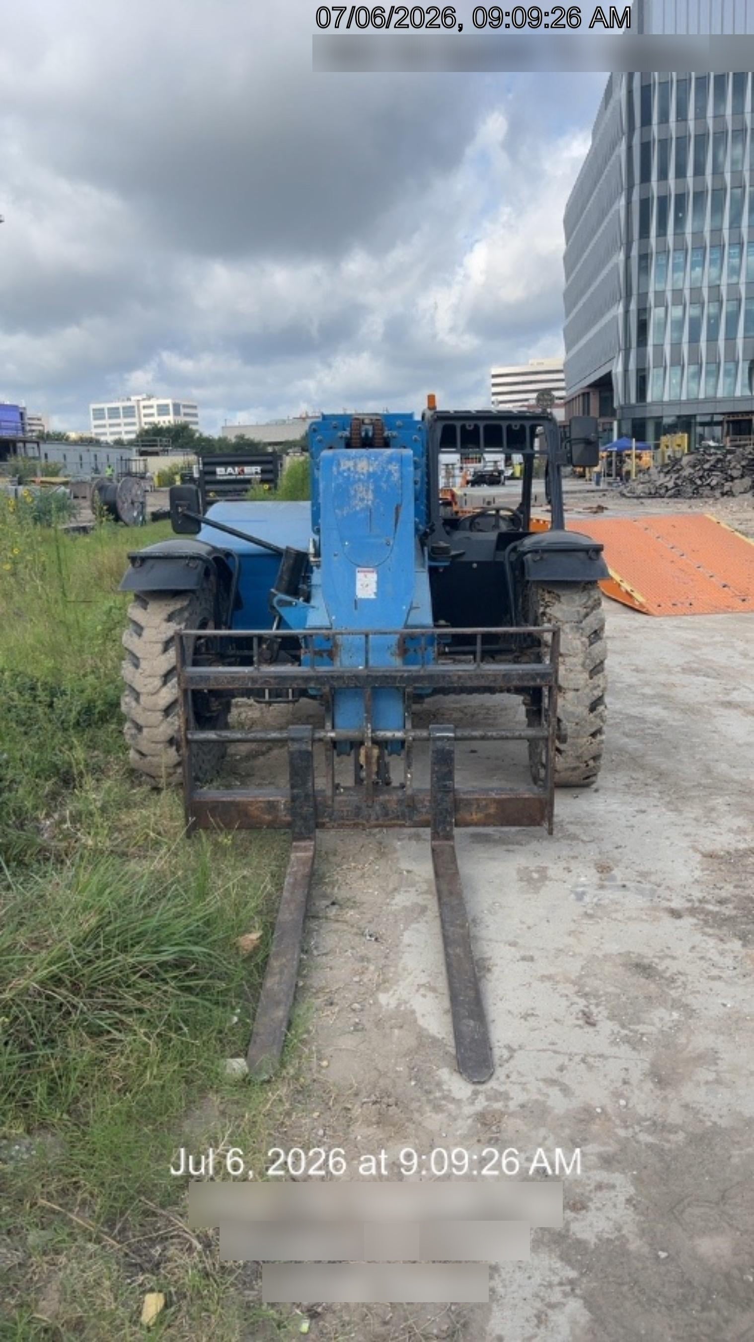 2017 Genie GTH-844 Genie GTH-844, Solid Tires, 60" carriage/forks, Open ROPS, Work Lights