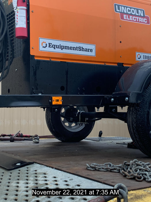 2021 Lincoln Electric Vantage 322 Vantage 322 Ready Pak 3 w/ Decals, ORANGE (includes trailer, cable rack, fender light kit) NO Telematics