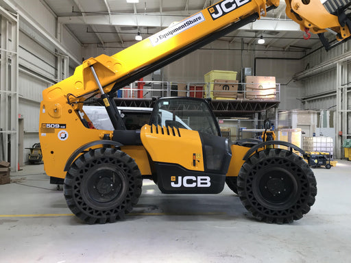 2020 JCB 509-42 Canopy, Solid Tires, Work Lights, Beacon, Aux Hydraulics, Back up Alarm, Lifting Eye, ES Decals