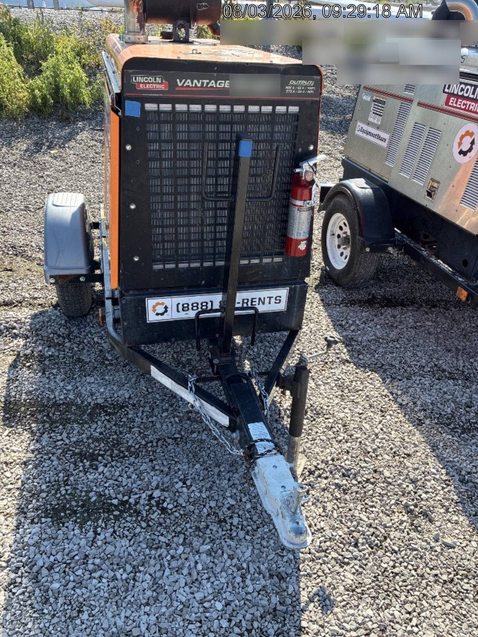 2021 Lincoln Electric Vantage 549X Ready Pak 3, ORANGE (includes trailer, cable rack, fender light kit)