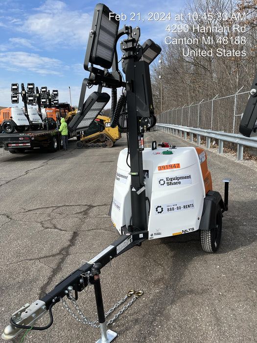 2024 Generac MLT2 Diesel, Flex Switch 120V Input, Powerzone Controller, 
(4) 320W LED Lights, 4kW Generator, 39.9 Gal Fuel Tank, 2" Ball, T3