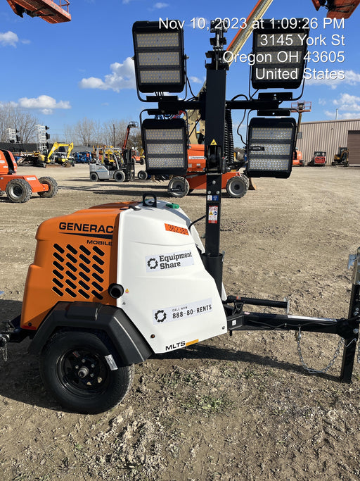 2023 Generac MLT2 Diesel, Flex Switch 120V Input, Powerzone Controller, 
(4) 320W LED Lights, 4kW Generator, 39.9 Gal Fuel Tank, 2" Ball, T3