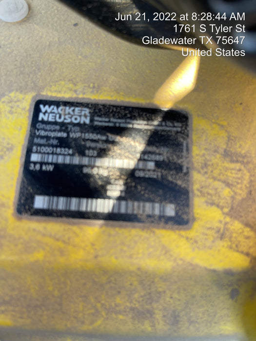2022 WACKER NEUSON WP1550AW