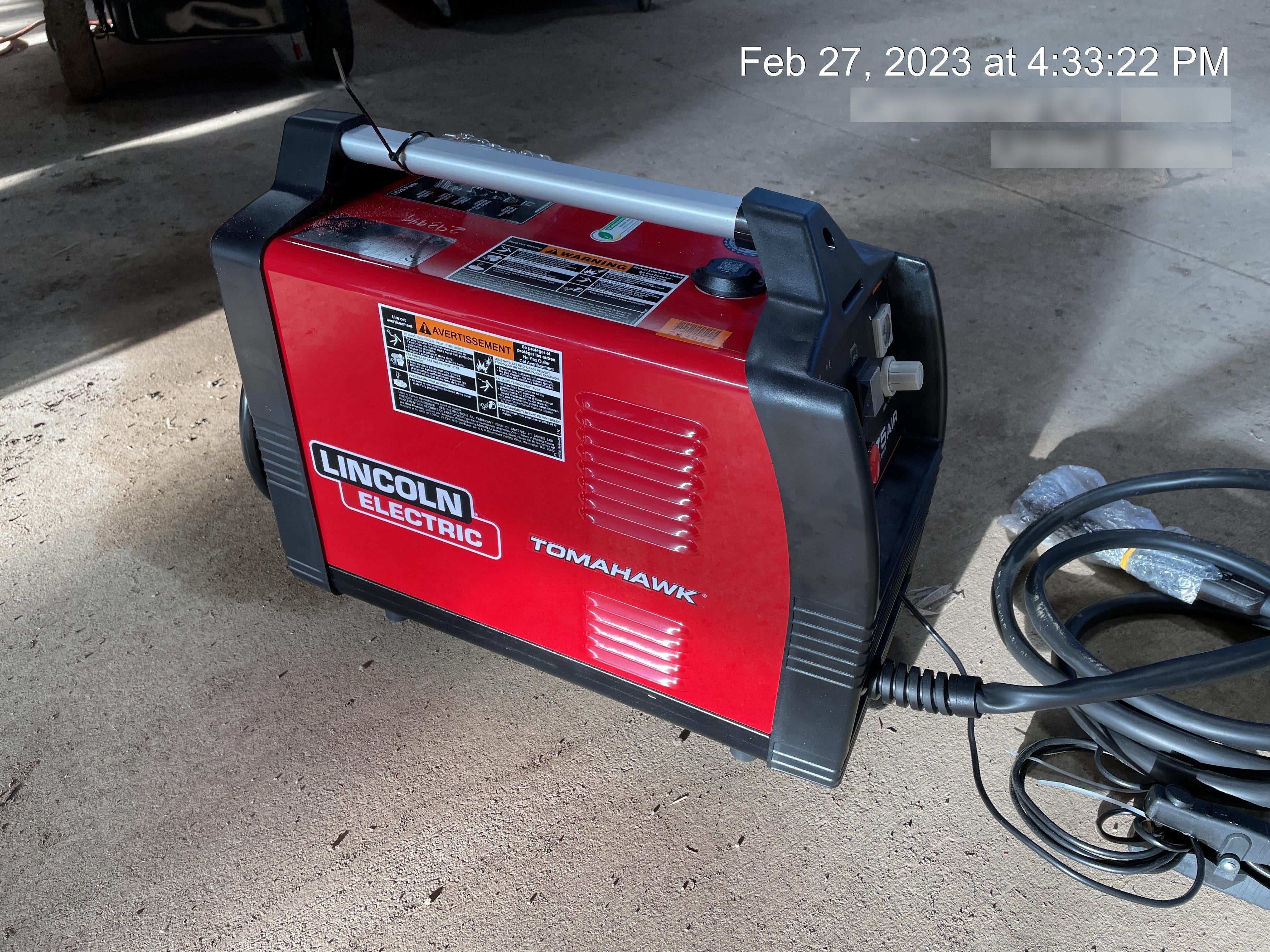 2023 LINCOLN ELECTRIC TOMAHAWK 375 AIR