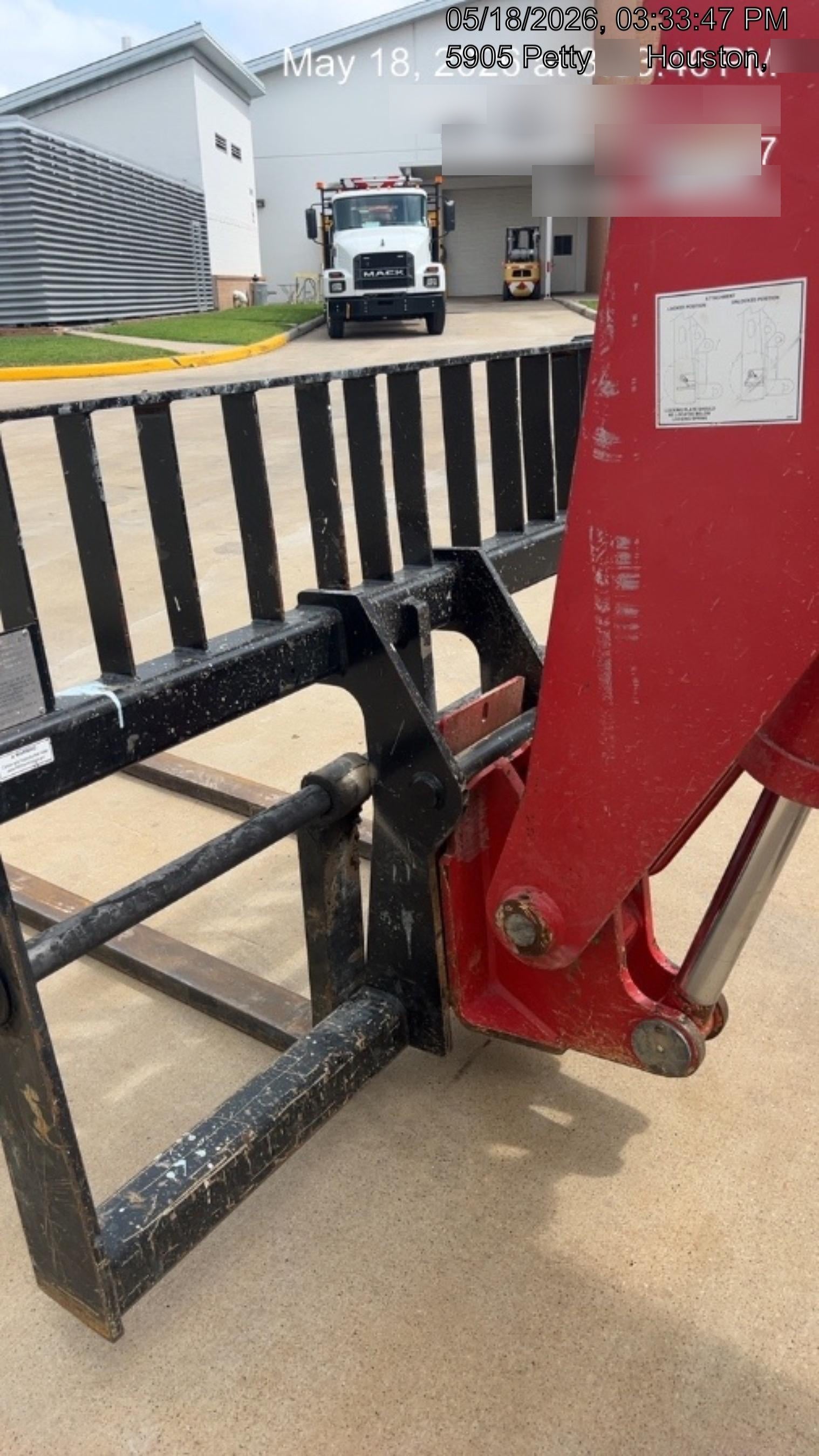 2019 Manitou MTA8044 MTA8044 - 74 HP T4, Canopy, Worklights/Strobe, Beacon, 66" Carriage, 48" Forks, Solid Tires, Lift Hook, Aux Hydraulics