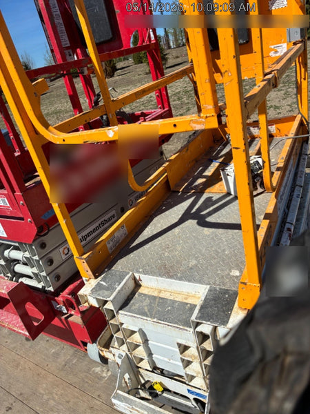 Custom Equipment HB-1430 <ul>
 <li>Hy-Brid Scissor Lift</li>
  <li>Platform capacity up to 670 lbs.</li>
  <li>Working height up to 20 ft</li>
  <li>Weighs under 1,700 lbs.</li>
  <li>Non-marking wheels </li>
</ul>