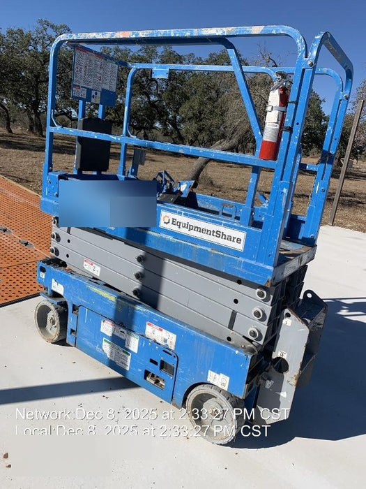 2019 Genie GS-1930 Fixed rails with chain Entry