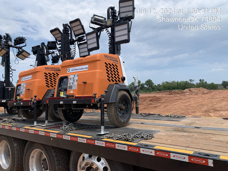 2023 Generac MLT2 Diesel, Flex Switch 120V Input, Powerzone Controller, (4) 320W LED Lights, 4kW Generator, 39.9 Gal Fuel Tank, 2" Ball, T3