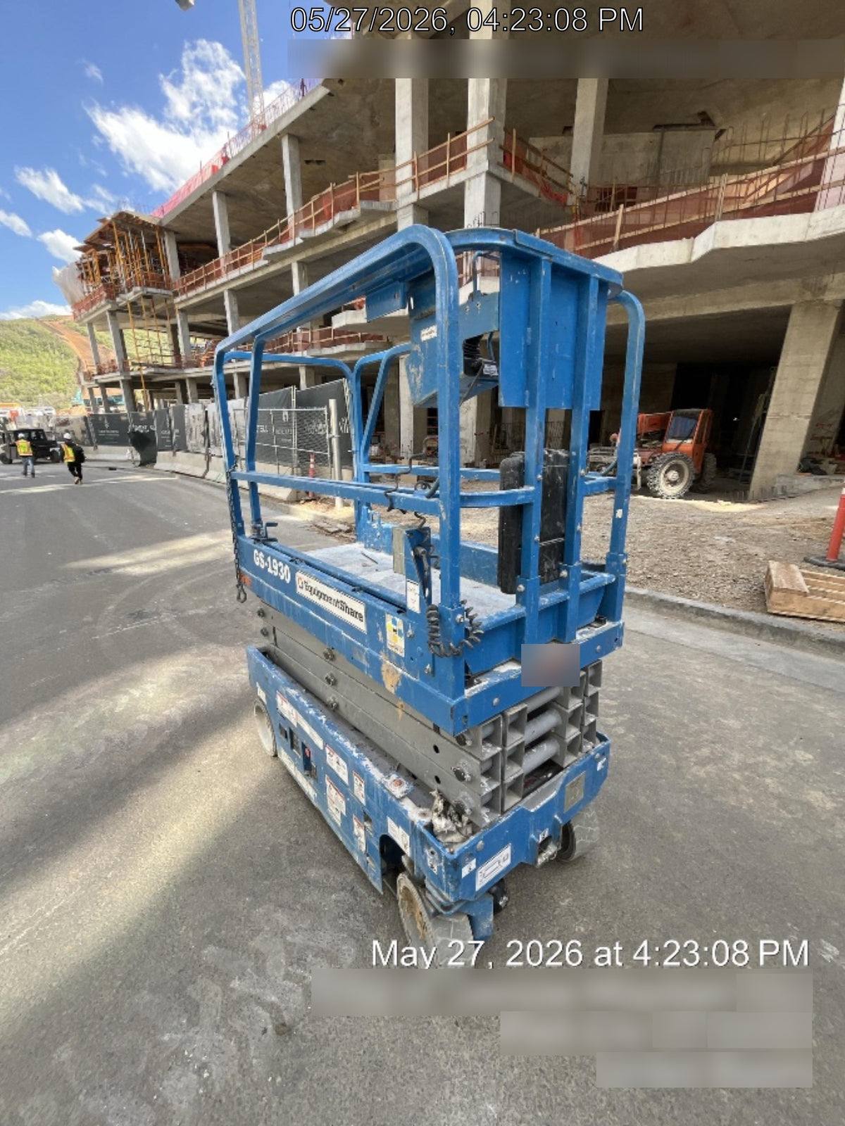 2019 Genie GS-1930 Fixed rails with chain Entry