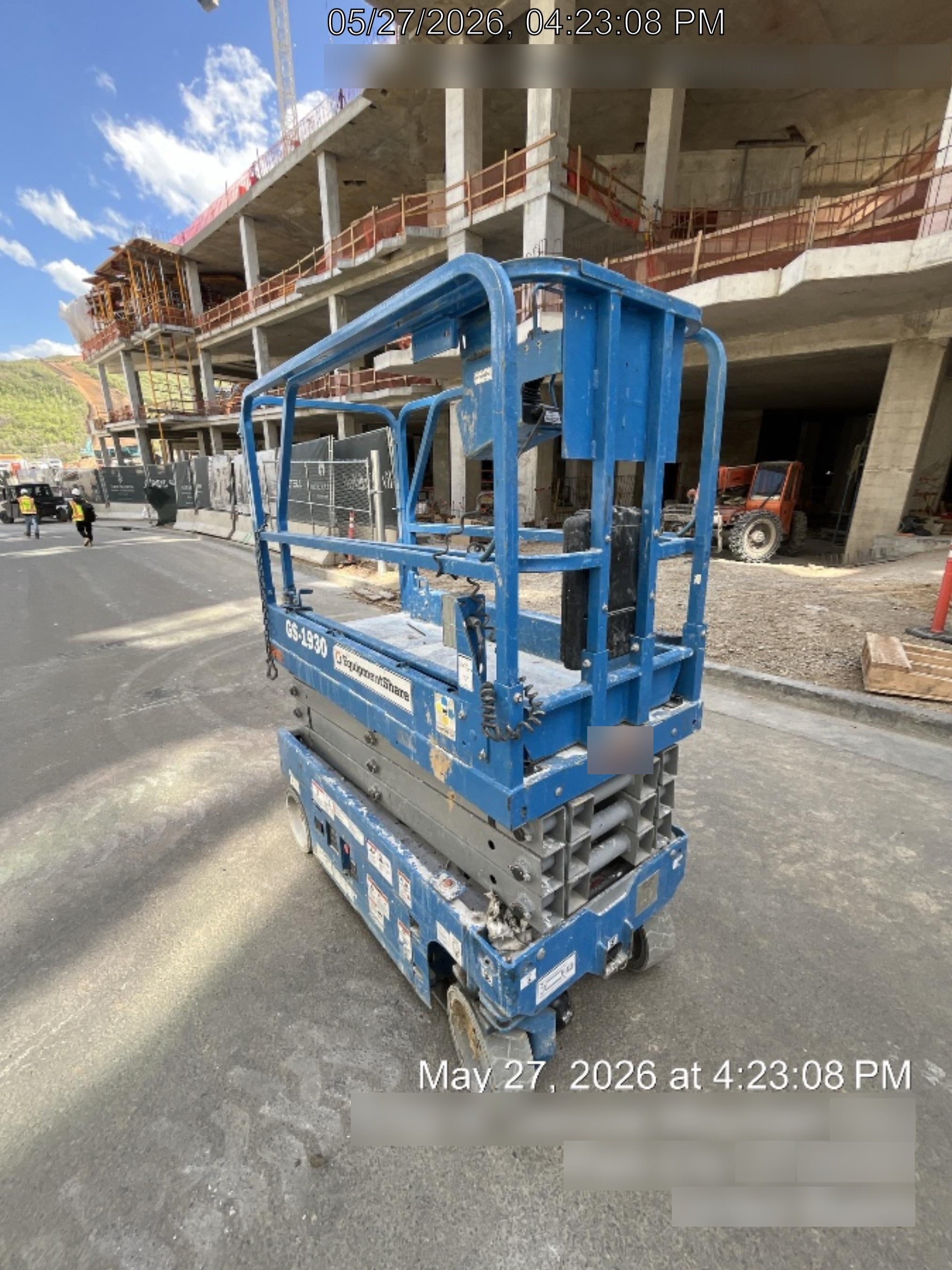 2019 Genie GS-1930 Fixed rails with chain Entry
