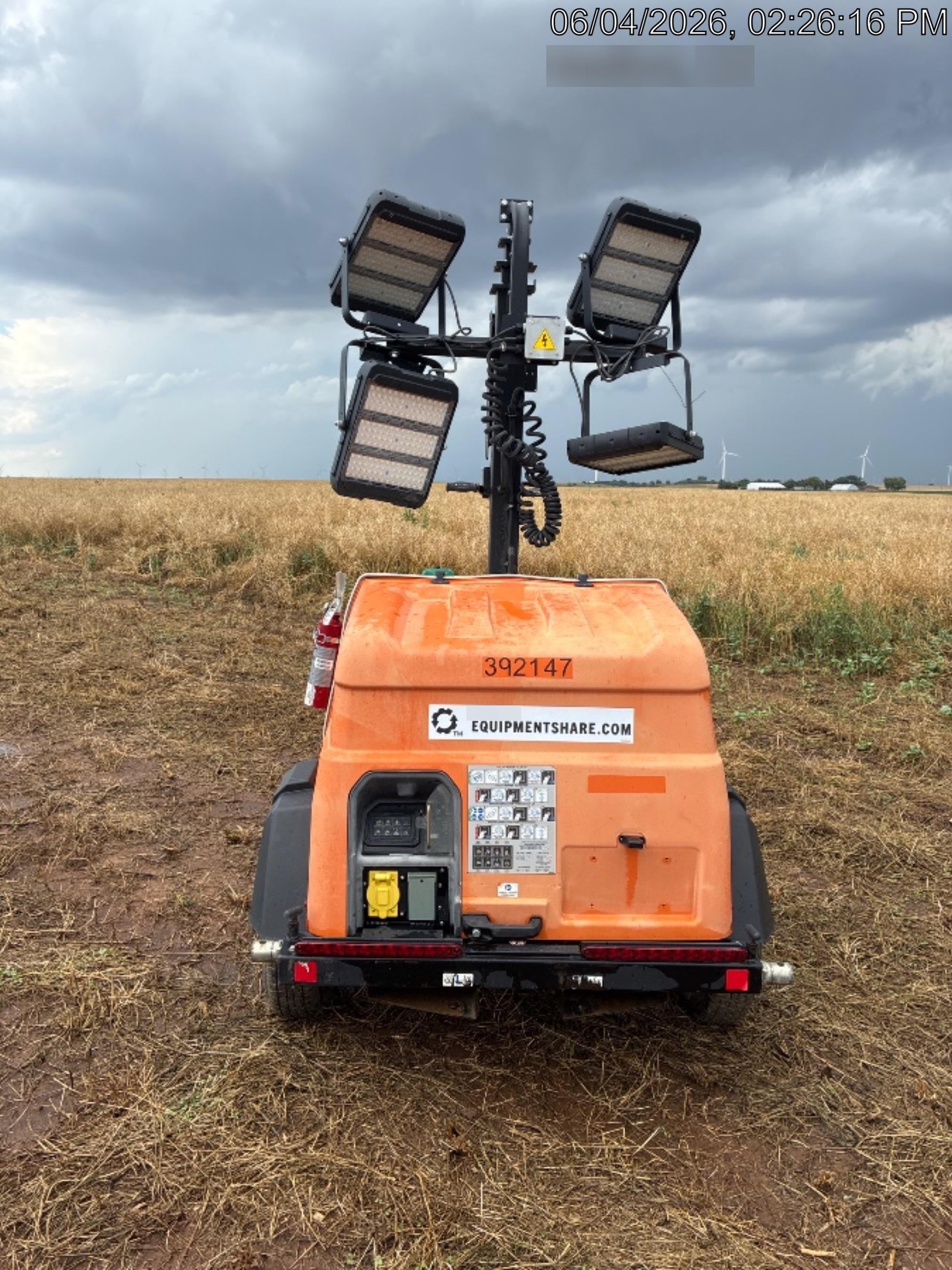 2024 Generac MLT2 Diesel, Flex Switch 120V Input, Powerzone Controller, 
(4) 320W LED Lights, 4kW Generator, 39.9 Gal Fuel Tank, 2" Ball, T3