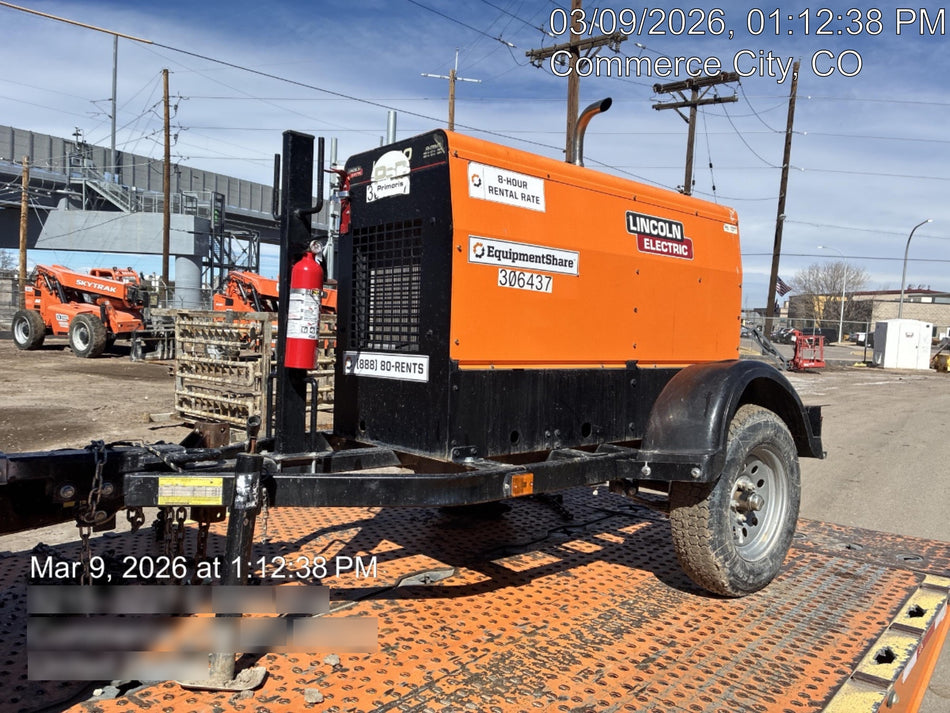2023 Lincoln Electric LE400 Kubota V1505, Trlr, Cable Rack, Light Kit, ES Decals, T3