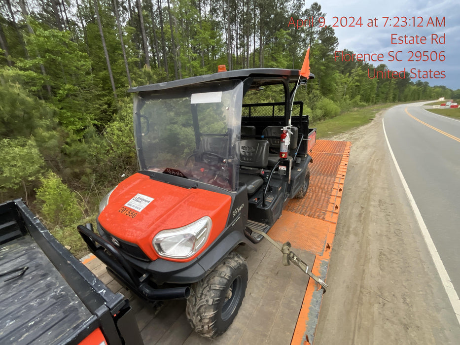 2022 Kubota RTV-X1140W-H Plastic Canopy, Windshield Acrylic Clear, LED Strobe Light, Wire Harness Kit, Back up Alarm