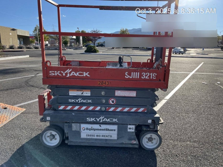2016 Skyjack SJIII-3219 Skyjack SJ3219 Scissor Lift