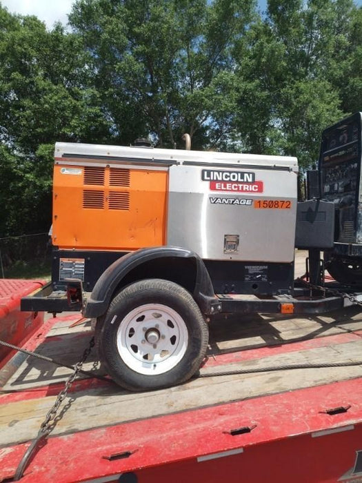 2021 Lincoln Electric Vantage 322 Vantage 322 Ready Pak 3 w/ Telematics & Decals, ORANGE (includes trailer, cable rack, fender light kit)