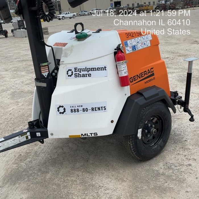 2024 Generac MLT2 Diesel, Flex Switch 120V Input, Powerzone Controller, 
(4) 320W LED Lights, 4kW Generator, 39.9 Gal Fuel Tank, 2" Ball, T3