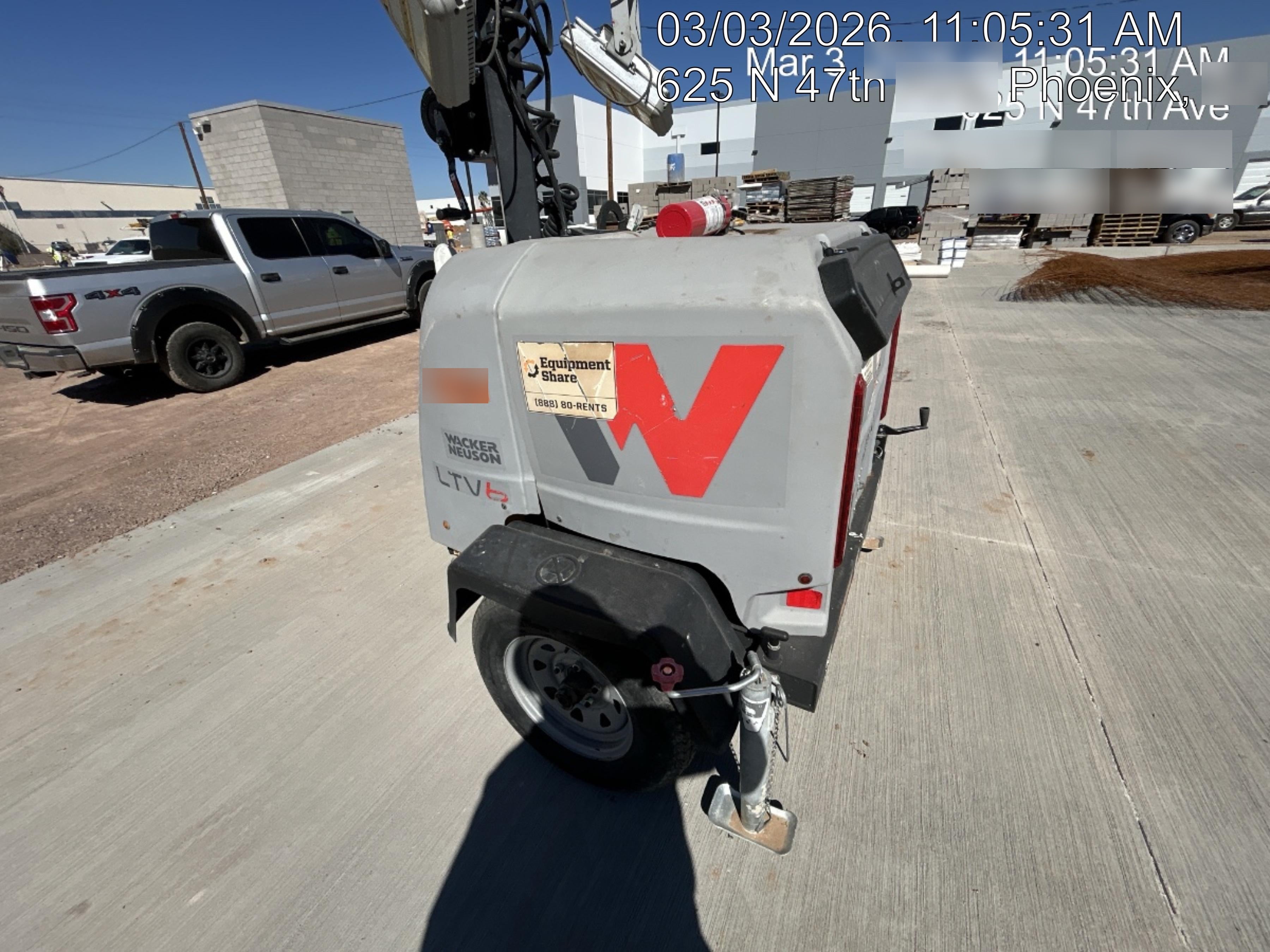 2019 Wacker Neuson LTV6K-LED Standard LED Towable Light Tower w/None