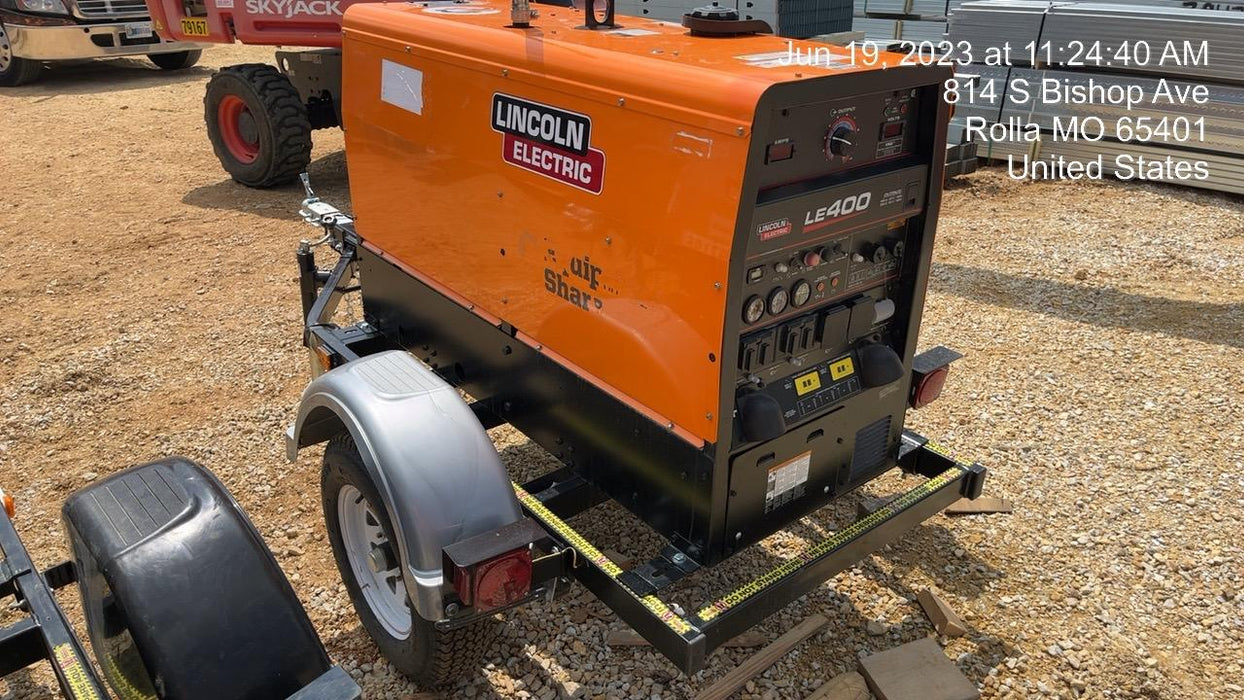 2022 Lincoln Electric LE400 Kubota V1505, Trlr, Cable Rack, Light Kit, ES Decals, T3