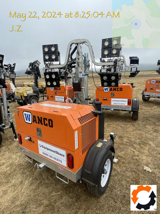 2024 Wanco WLTT-4MM4K Diesel, Deep Sea Controller, Shore Power Plug, Auto Start, (4) 350W LED Floodlights, 4kW Generator, 60 Gal Fuel Tank, 2" Ball, T3