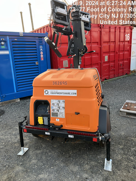 2023 Generac MLT2 Diesel, Flex Switch 120V Input, Powerzone Controller, 
(4) 320W LED Lights, 4kW Generator, 39.9 Gal Fuel Tank, 2" Ball, T3