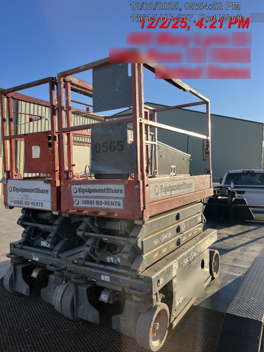 2015 Skyjack SJIII-3219 19' Scissor Lift