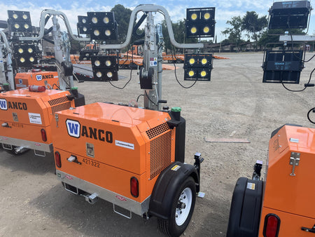 2024 Wanco WLTT-4MM4K Diesel, Deep Sea Controller, Shore Power Plug, Auto Start, (4) 350W LED Floodlights, 4kW Generator, 60 Gal Fuel Tank, 2" Ball, T3