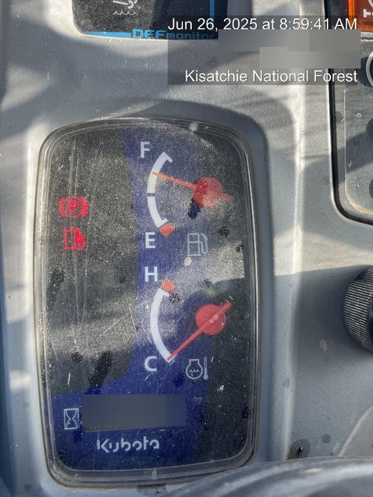 2019 Kubota SVL95-2S Cab/Heat/Air, Standard Tracks, Standard Flow, Hydraulic QC 80" HD w/ Smooth Cutting Edge