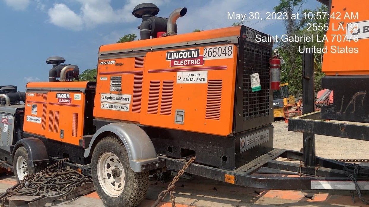 2022 Lincoln Electric Vantage 549X Crosslink Technology, Trailer Mounted, ES Decals, T3