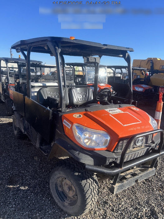 2022 Kubota RTV-X1140W-H Plastic Canopy, Windshield Acrylic Clear, LED Strobe Light, Wire Harness Kit, Back up Alarm