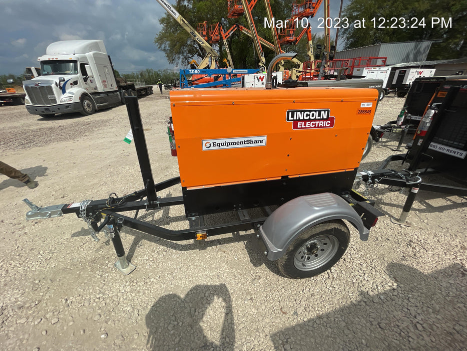 2022 Lincoln Electric LE400 Kubota V1505, Trlr, Cable Rack, Light Kit, ES Decals, T3