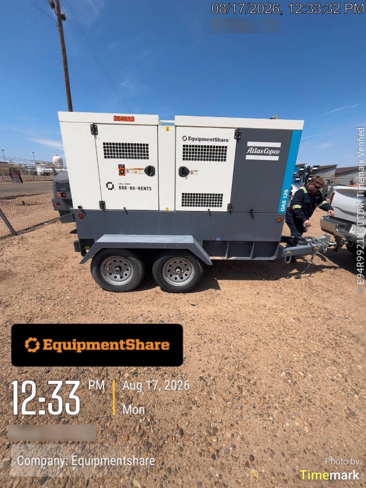 2022 ATLAS COPCO QAS 125