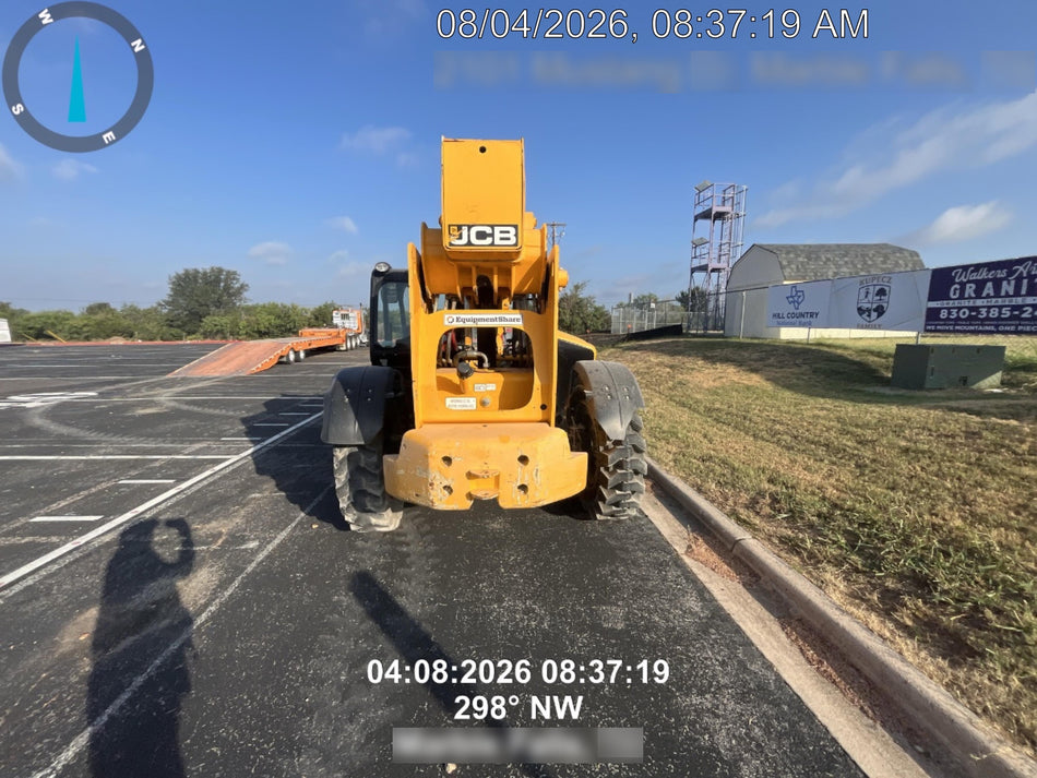 2019 JCB 510-56 Canopy, 74 HP, Solid Tires, STD Worklight, Beacon, Aux Hydraulics, Lifting Eye, Back up Alarm w/66" Carriage/60" Forks
