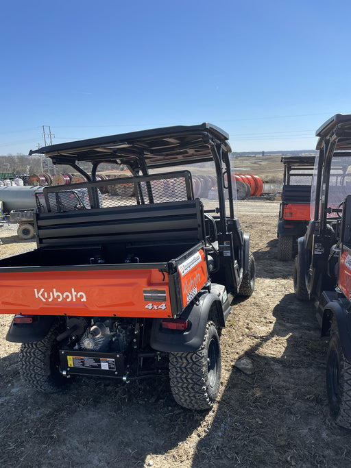 2022 Kubota RTV-X1140W-H Plastic Canopy, Windshield Acrylic Clear, LED Strobe Light, Wire Harness Kit, Back up Alarm