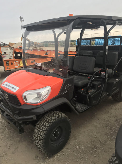 2021 Kubota RTV-X1140W-H Plastic Canopy, Windshield Acrylic Clear, LED Strobe Light, Wire Harness Kit, Back up Alarm