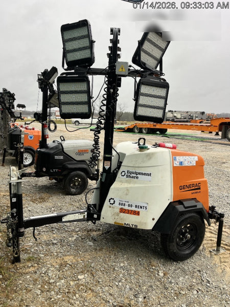 2023 Generac MLT2 Diesel, Flex Switch 120V Input, Powerzone Controller, (4) 320W LED Lights, 4kW Generator, 39.9 Gal Fuel Tank, 2" Ball, T3