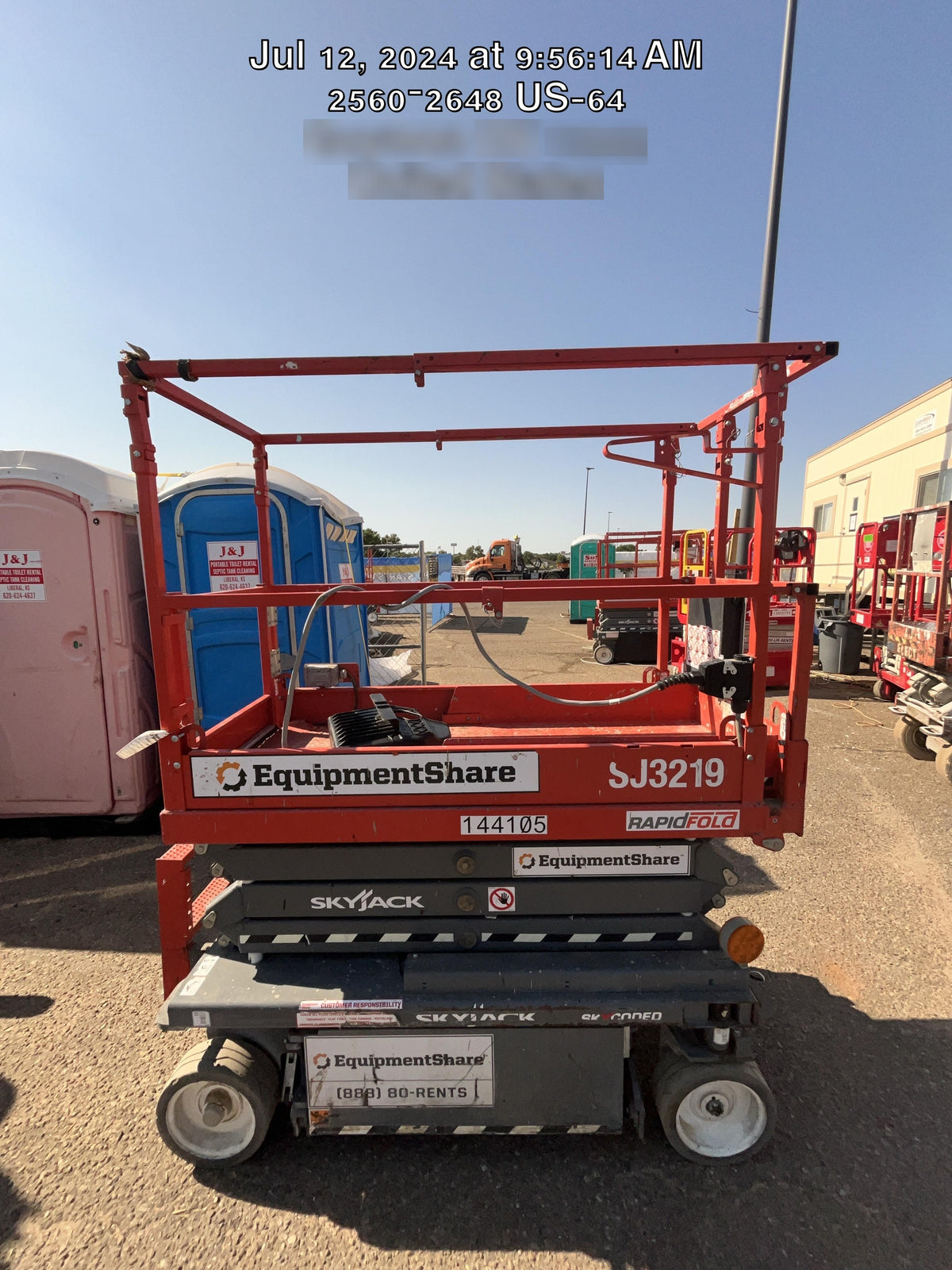 2017 Skyjack SJIII-3219 Skyjack SJ3219, Trojan Battery Set, Extended Warranty 5yr/5k hr