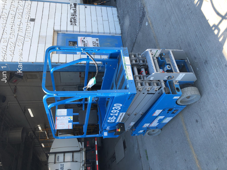2018 Genie GS-1930 Genie GS-1930 w/Fixed Rail, Chain Entry