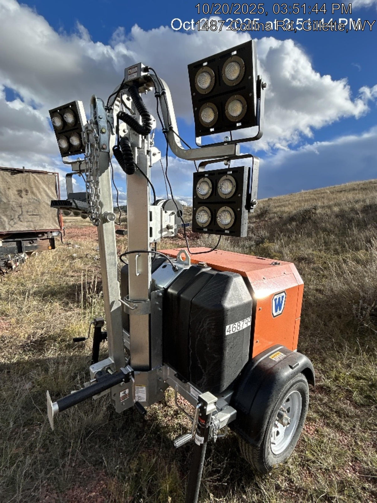 2024 Wanco WLTT-4MM4K Diesel, Deep Sea Controller, Shore Power Plug, Auto Start, (4) 350W LED Floodlights, 4kW Generator, 60 Gal Fuel Tank, 2" Ball, T3