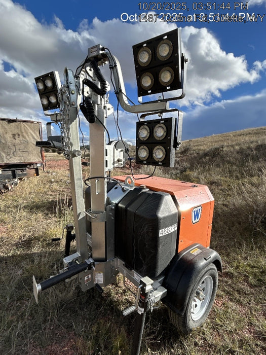 2024 Wanco WLTT-4MM4K Diesel, Deep Sea Controller, Shore Power Plug, Auto Start, (4) 350W LED Floodlights, 4kW Generator, 60 Gal Fuel Tank, 2" Ball, T3