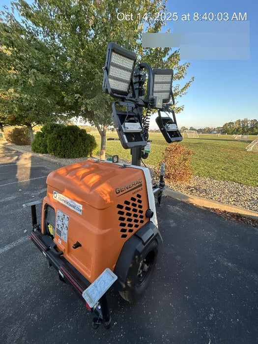 2023 Generac MLT2 Diesel, Flex Switch 120V Input, Powerzone Controller, 
(4) 320W LED Lights, 4kW Generator, 39.9 Gal Fuel Tank, 2" Ball, T3
