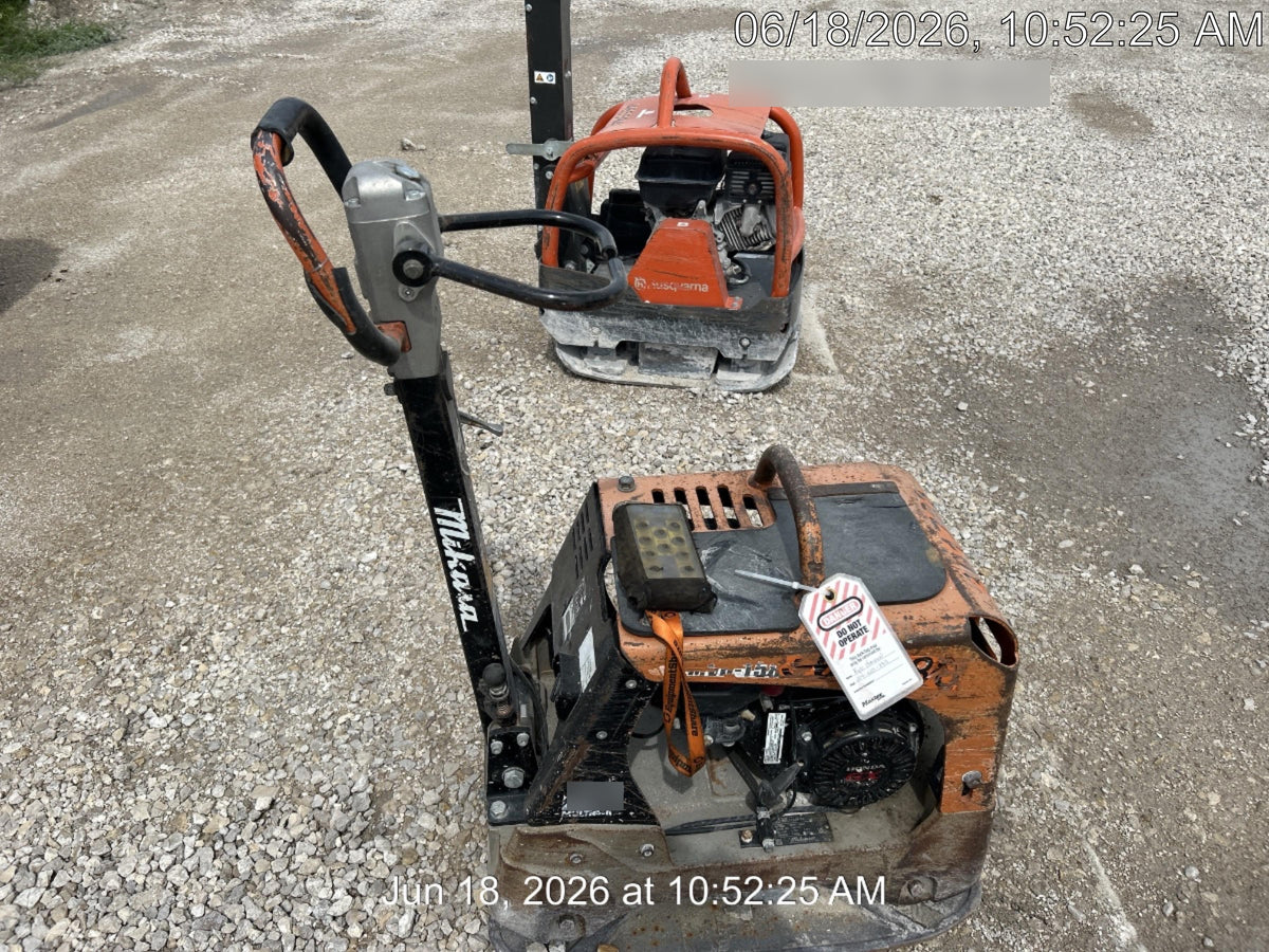2023 Multiquip MVH158 Honda GX200, 17" Plate, Gas