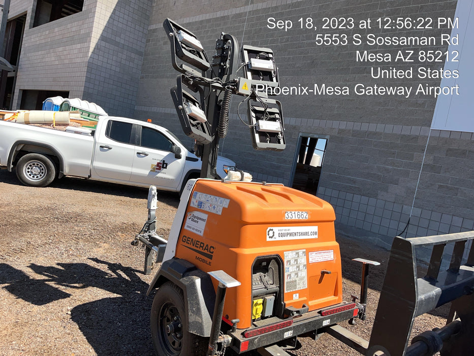 2023 Generac MLT2 Diesel, Flex Switch 120V Input, Powerzone Controller, (4) 320W LED Lights, 4kW Generator, 39.9 Gal Fuel Tank, 2" Ball, T3