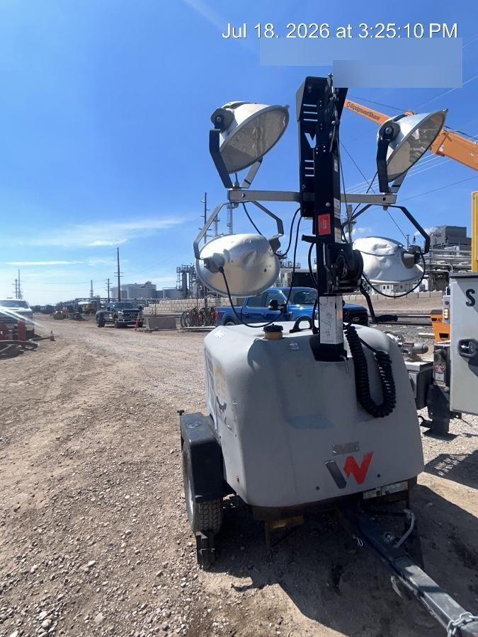 Wacker Neuson LTV6K-MH Wacker Neuson LTV6K Mobile Light Tower w/Fuel Level Sensor Installed