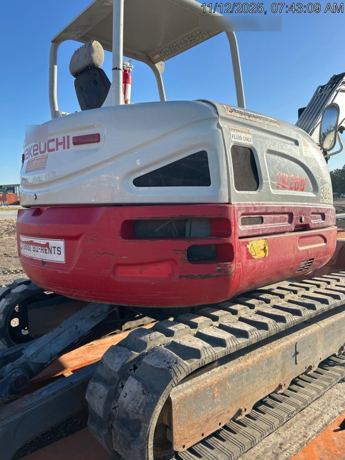 2019 TAKEUCHI TB260