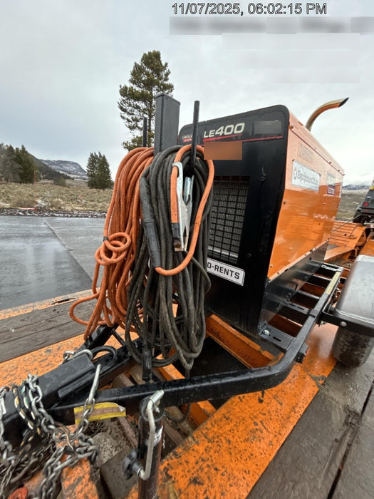 2022 Lincoln Electric LE400 Kubota V1505, Trlr, Cable Rack, Light Kit, ES Decals, T3