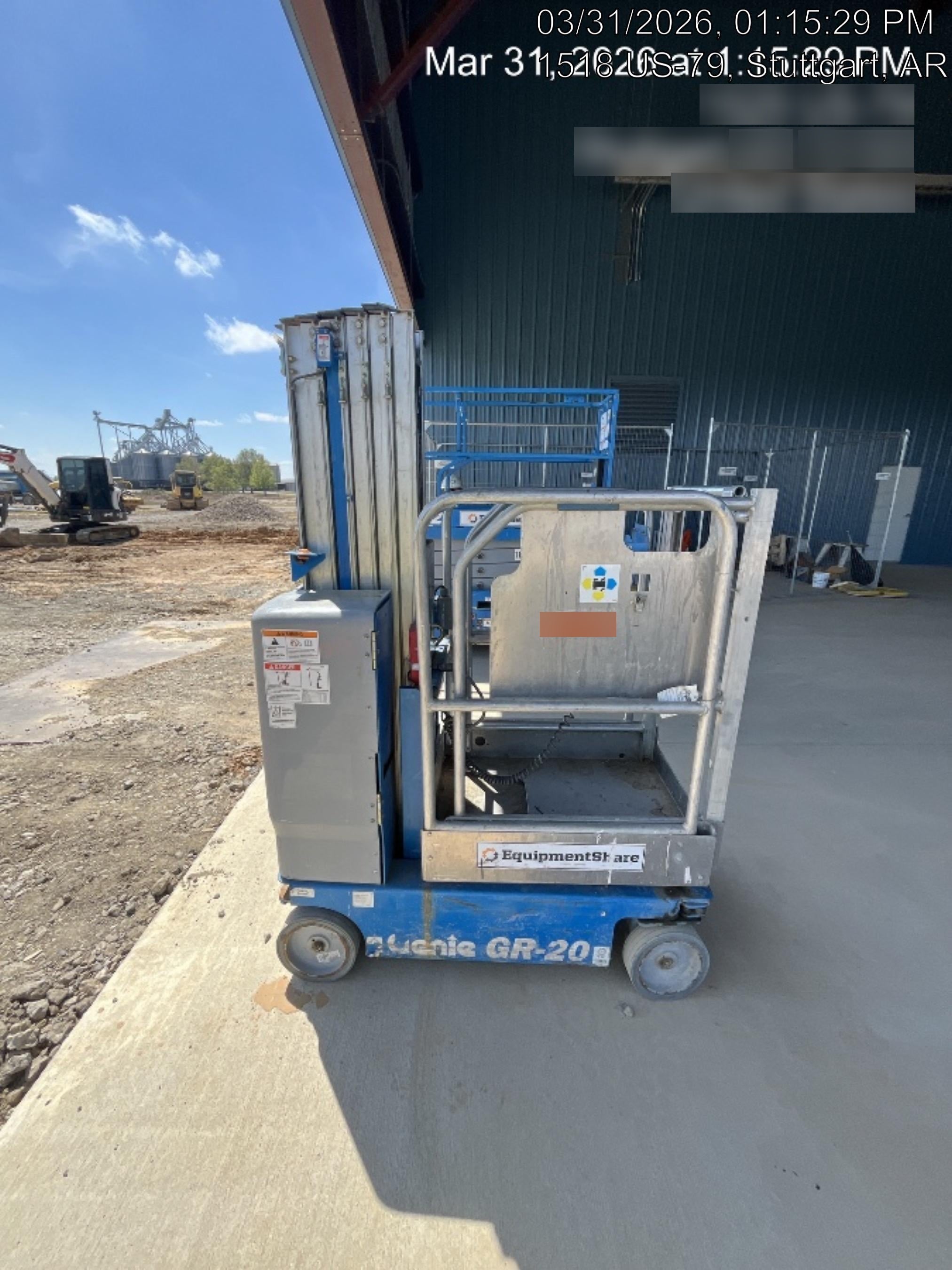 2020 GENIE GR-20