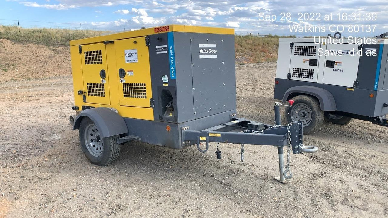 2020 ATLAS COPCO PAS 100 HF CS Enclosed